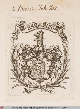 Wappen des Johann Jacob Baier