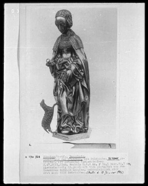 Die heilige Agnes mit Goldhaube