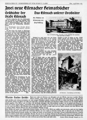 Das Eisenach unserer Großväter