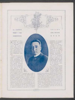 El cuarto poder y sus gobernantes - Doctor Baltasar Brum