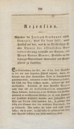 Rezensionen