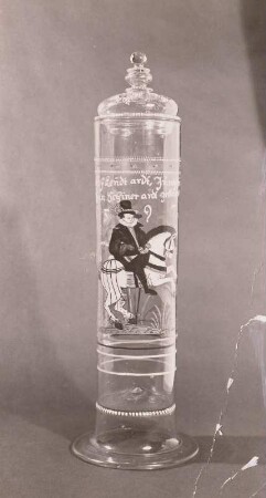 Stangenglas mit Reiter