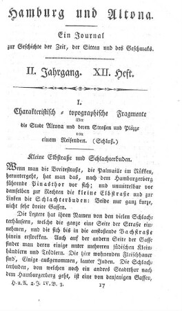 II. Jahrgang. XII. Heft