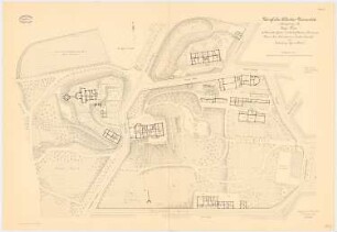Botanisches Institut der Albertus-Universität Königsberg: Lageplan 1:400