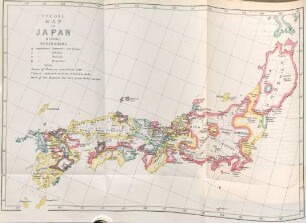 Feudal map of Japan before Sekigahara