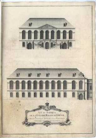 Ansicht des Galeriegebäudes von 1746