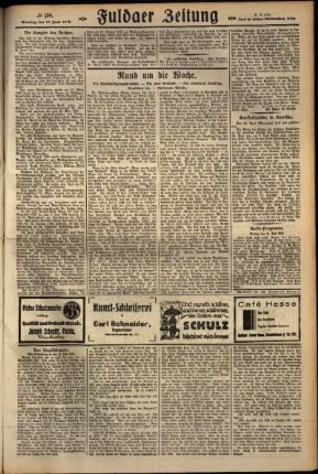 Zweite Ausgabe vom Sonntag, den 17. Juni 1928.