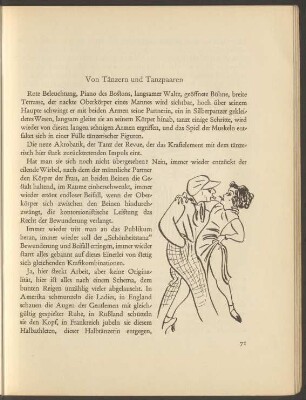 Von Tänzern und Tanzpaaren