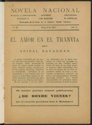 1922008000: El amor en el tranvía