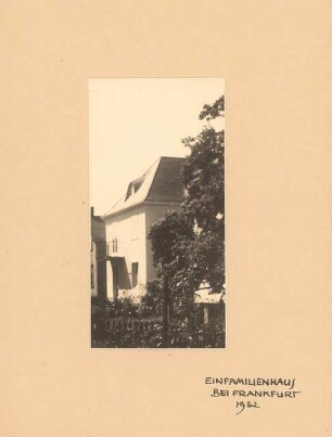 Einfamilienhaus, Frankfurt/Main: Eckansicht