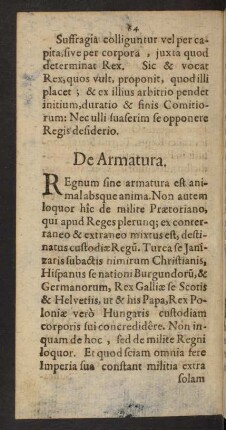 De Armatura.