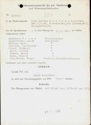 Lantzsch-Nötzel, Arno Martin