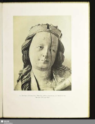 81. Madonna (Teilansicht) / Dresden, Altertumsmuseum, aus Waldkirchen / Meister H.W. um 1520