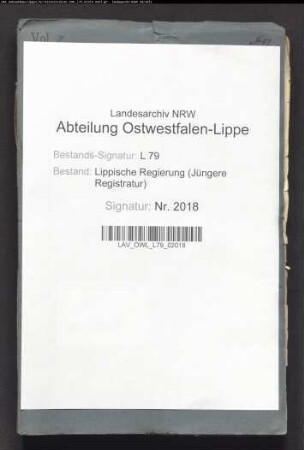 Amtsgericht Bad Salzuflen, Band 2
