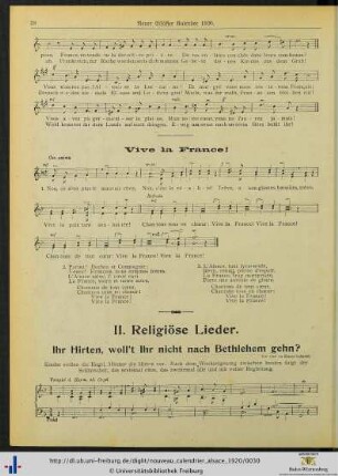 II. Religiöse Lieder.