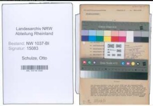 Entnazifizierung Otto Schulze , geb. 27.08.1907 (Staatsanwalt)
