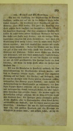 101. Greuel auf St. Domingo