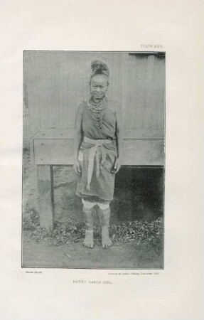 Plate XXV. Sawku Karen girl