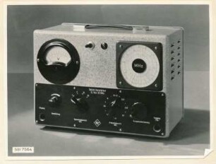 Selektiver Verstärker SV2 01-30 MHz Ansicht, Foto 1958