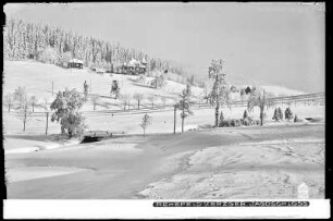 Rehefeld im Erzgebirge, Jagdschloss im Winter