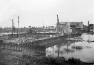 Baustelle Wehr Ladenburg