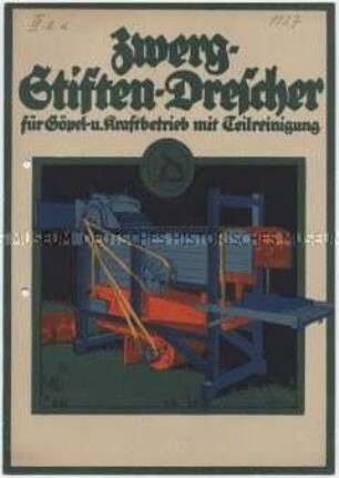 Zwerg-Stiften-Dreschmaschinen