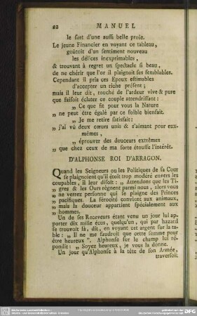 D'Alphonse Roi D'Arragon