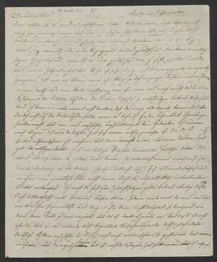 Brief an Albertine Mendelssohn-Bartholdy und Minna Heydemann : Sept. 1831