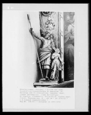 Linker Seitenaltar, linke Seitenfigur: Der heilige Joachim