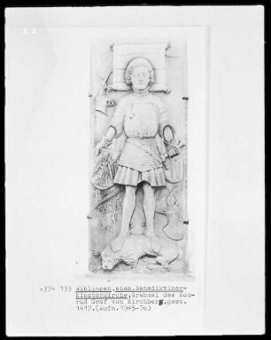 Grabmal des Konrad Graf von Kirchberg (gest. 1417)