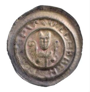 Münze, Pfennig, Brakteat, 1235/1254