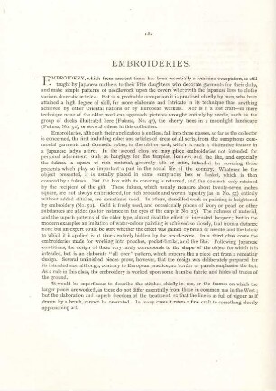 [Introduction to] Embroideries