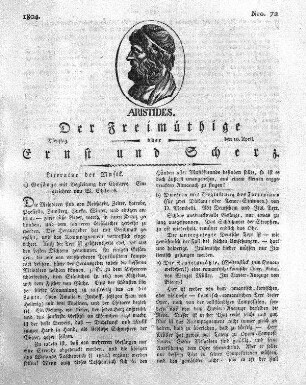 Nro. 72., Dienstag den 10. April