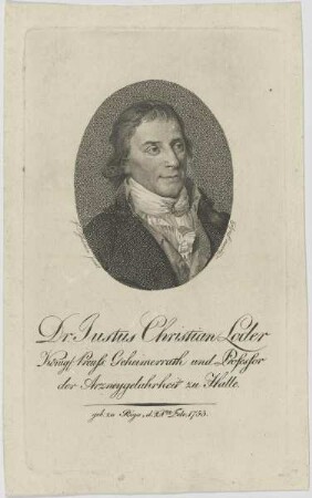 Bildnis des Dr. Justus Christian Loder