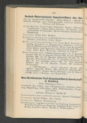 Deutsch-Österreichische Dampfschiffahrt, Akt.-Ges.