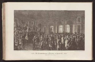 Die kaiserproclamation zu Versailles, 18. Januar 1871