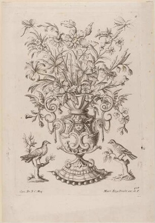 Eine Blumenvase