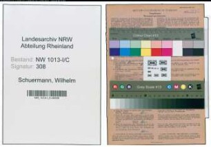 Entnazifizierung Wilhelm Schuermann , geb. 13.06.1869 (Gastwirt)