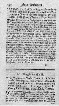 Anweisung zur Kenntnis der Gestirne.