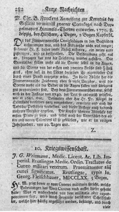 Anweisung zur Kenntnis der Gestirne.
