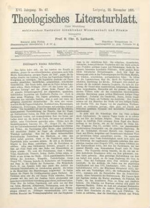 553-557 Döllinger's kleine Schriften