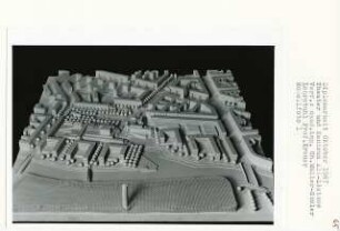 Theater und Zentrum Alt-Lietzow, Berlin-Charlottenburg (Diplomarbeit bei Willy Kreuer): Modellfoto