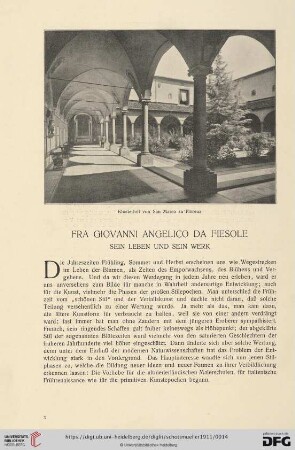 Fra Giovanni Angelico da Fiesole. Sein Leben und sein Werk