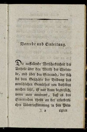 Vorrede und Einleitung.
