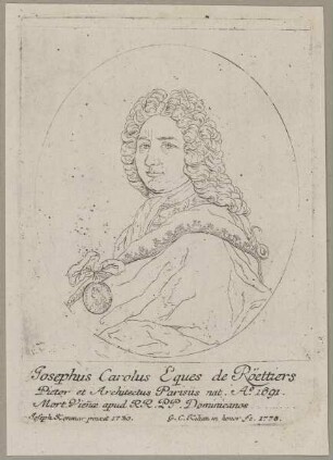 Bildnis des Josephus Carolus Roettiers