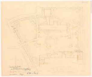 Gartenanlage Pädagogische Akademie Köln: Lageplan 1:500
