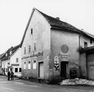 Fachwerkwohnhaus; Babenhausen, Fahrstraße 60