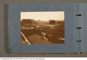 Album mit Fotografien aus dem Palazzo ZuccariPanorama von der Dachterrasse Richtung Quirinal - Riccio-Album