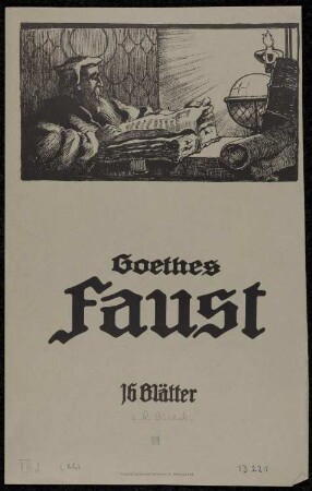 Goethes Faust. 16 Blätter