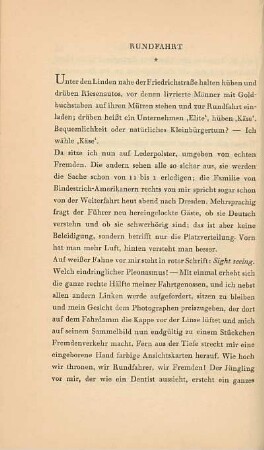Rundfahrt
